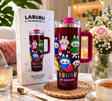 ماج ثيرموس حافظ للحرارة لابوبو بني